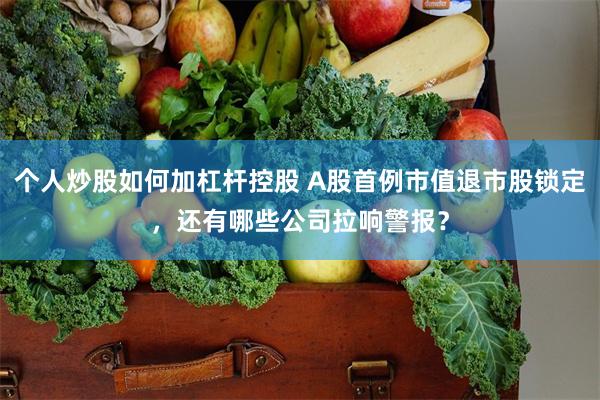 个人炒股如何加杠杆控股 A股首例市值退市股锁定，还有哪些公司拉响警报？