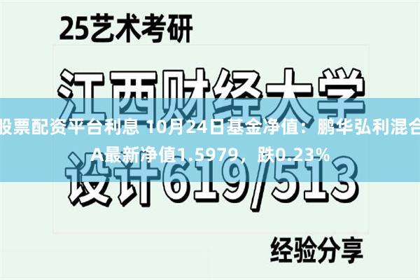 股票配资平台利息 10月24日基金净值：鹏华弘利混合A最新净值1.5979，跌0.23%